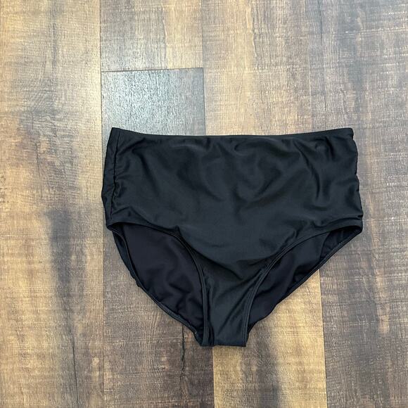 Albion Fit Black High-Waisted Swimsuit Bottoms Size Large - Picture 6 of 7